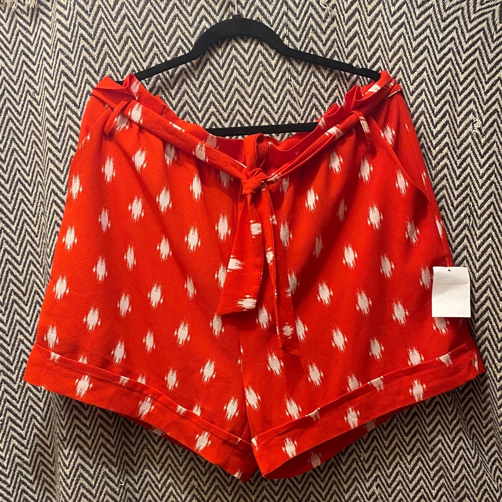 Plus Size High Waisted Shorts